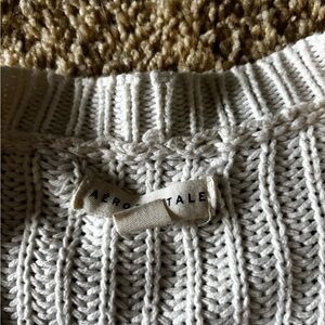 Aeropostale Cream Knit Sweater